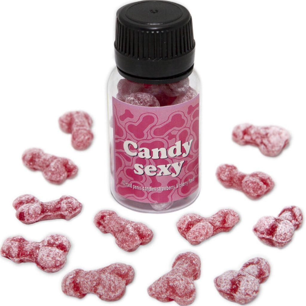 Candy Sexy - Bote de 12 Gominolas Sabor Fresa-Cereza