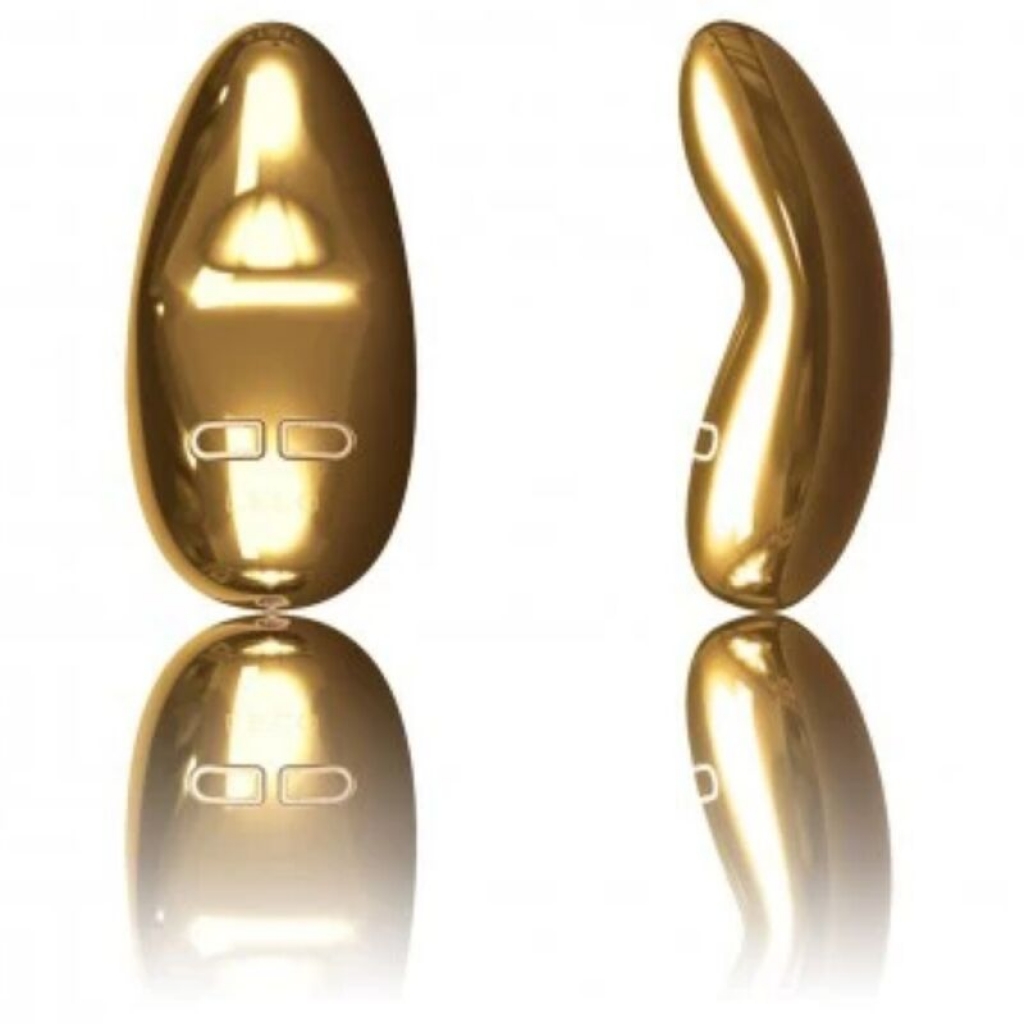 Masturbador Vibrador de Oro YVA