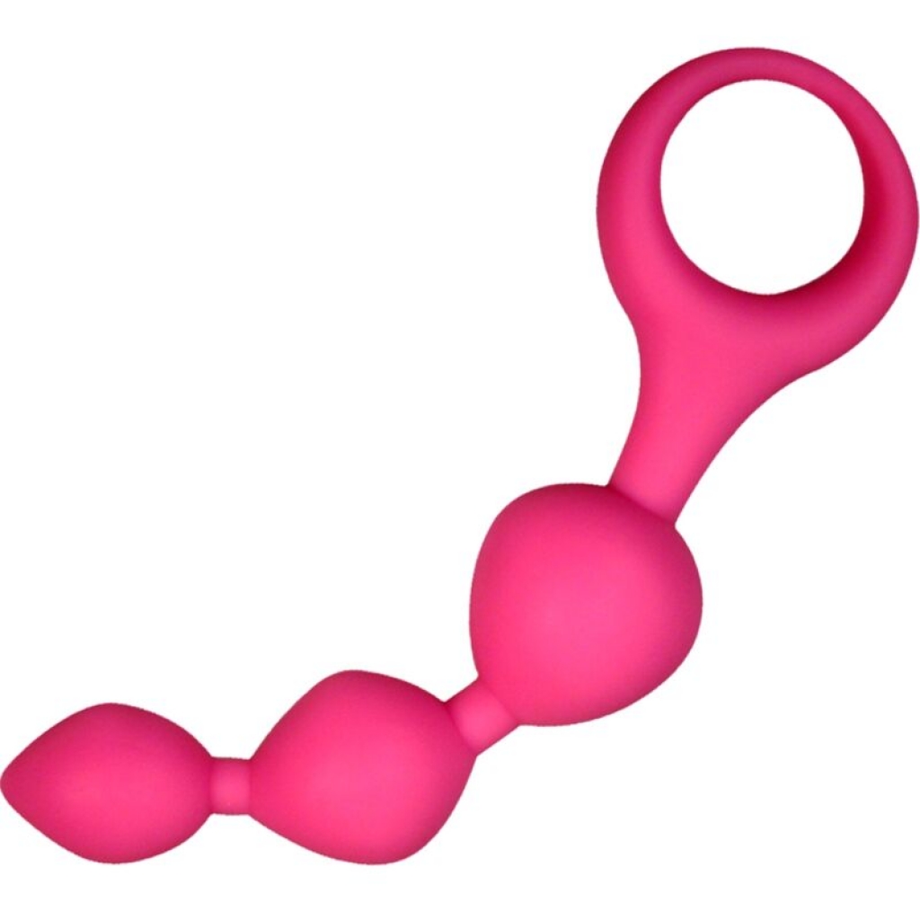 Triball - Bolas Anales de Silicona Rosa 15 cm