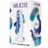 Pene Realístico Transparente Majestic de 14.7 Cm