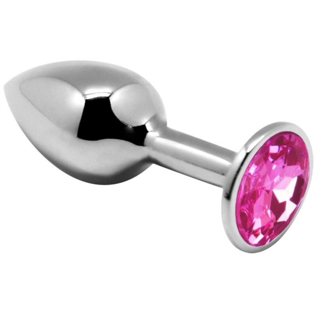 Plug Anal Mini Metal - Rosa Talla S