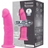 Modelo 2 Pene Realístico Silicona Premium Silexpan Rosa Fluorescente 15 cm