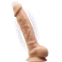 Modelo 1 - Vibrador Realístico Silicona Premium 20 cm