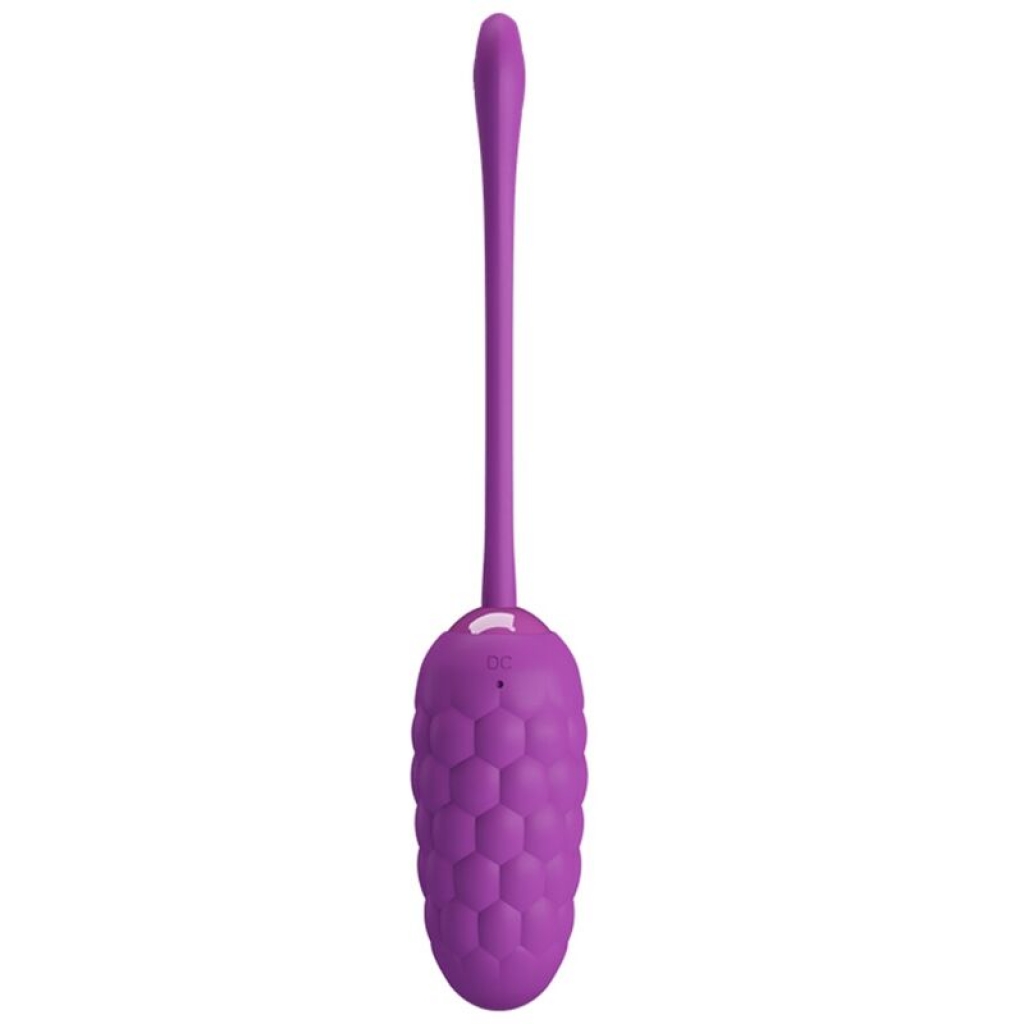 Huevo Vibrador Texturizado Marina Recargable Morado