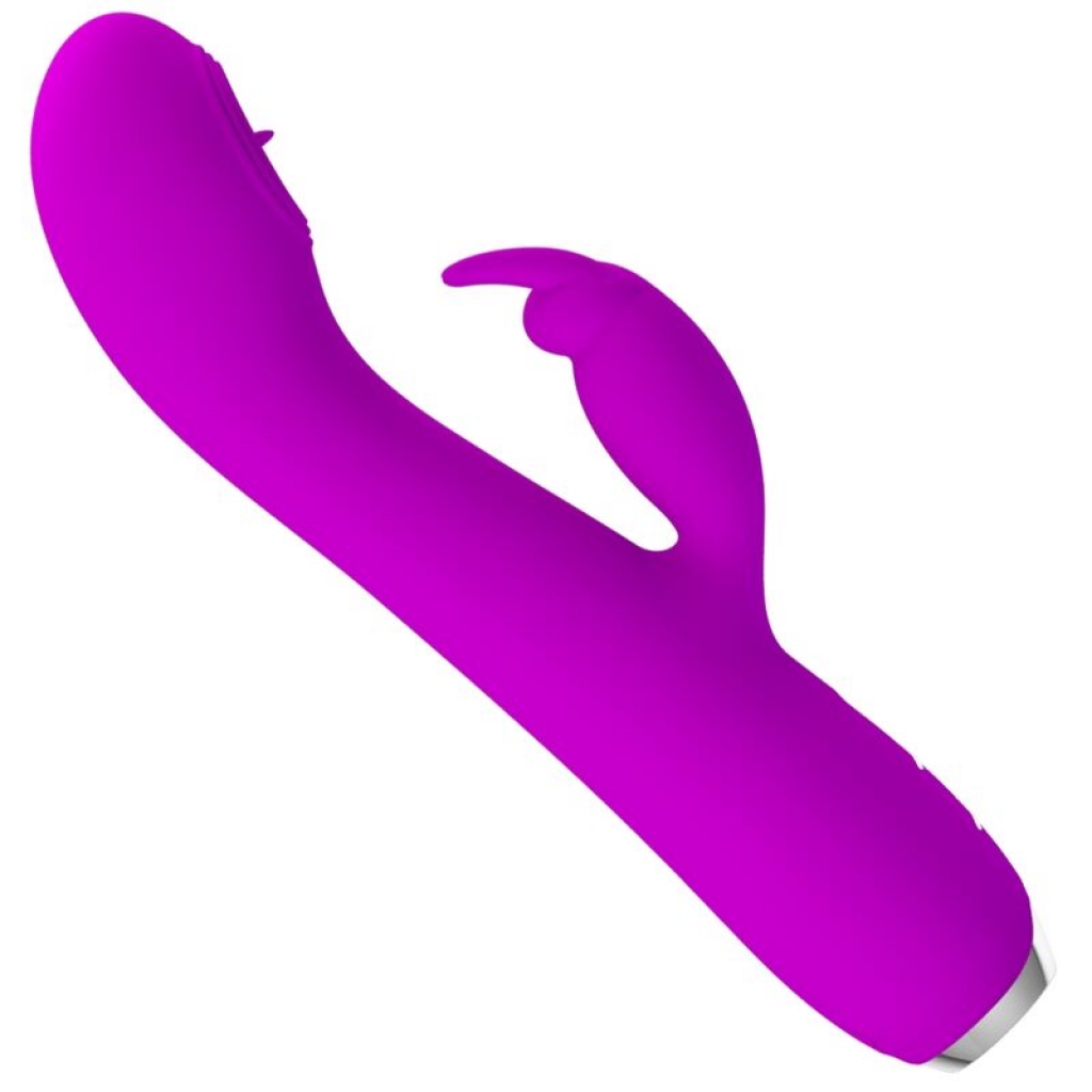 Vibrador Recargable con Succiónador Pretty Love Rachel - Morado