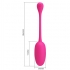 Huevo Vibrador Recargable Pretty Love Knucker Rosa