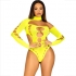 Body Sin Costuras Leg Avenue - Tanga Amarillo