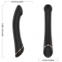 Vibrador Armony de Cabeza Plana en Silicona Negra