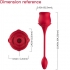 Succionador de Clítoris y Vibrador Armony 10 Modos Rojo