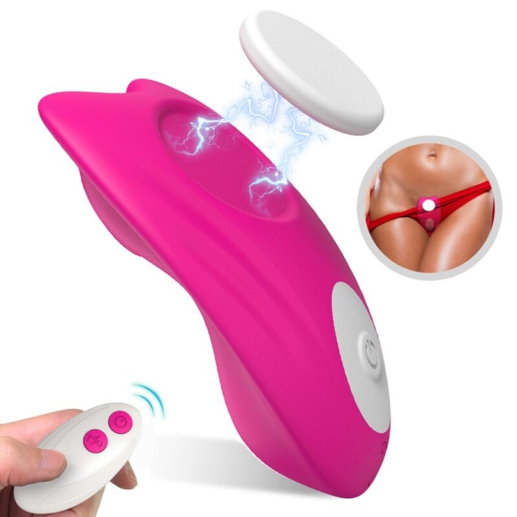 Panties Vibrador Armony Butterfly Rosa con Control Remoto