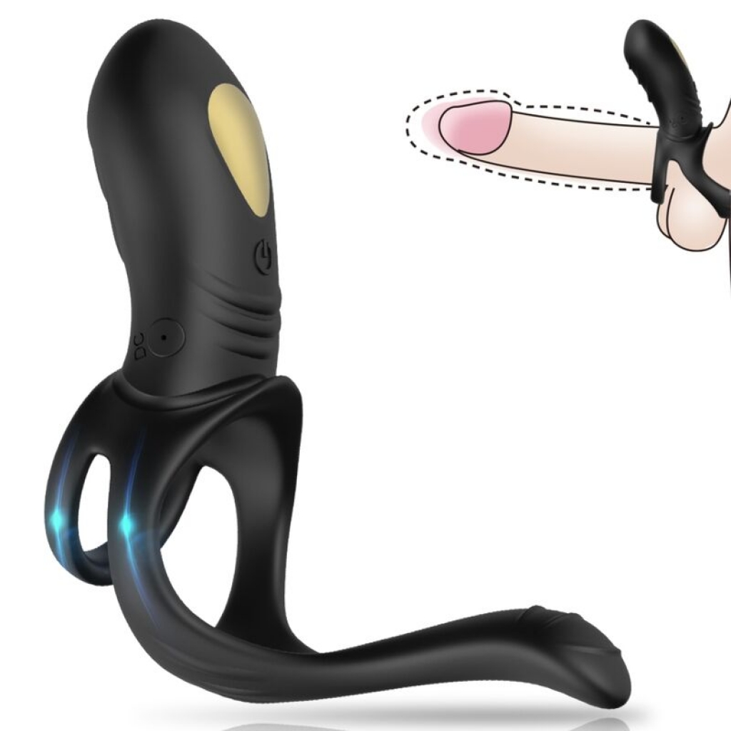 Anillo Vibrador Parejas con Plug Anal