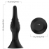 Vibrador y Plug Anal Armony Control Remoto Negro