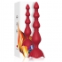 Vibrador Pagoda & Plug Anal Rojo de Armony