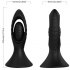 Vibrador & Plug Anal Silicona Negro - Armony