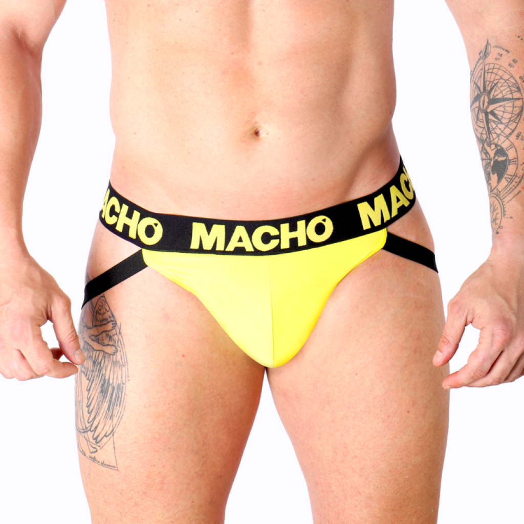 Macho Mx25a Jock Lycra Amarillo S