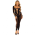 Bodystocking Reckless de Leg Avenue - Negro