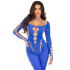 Leg Avenue Bodystocking Tobillo Reckless Azul