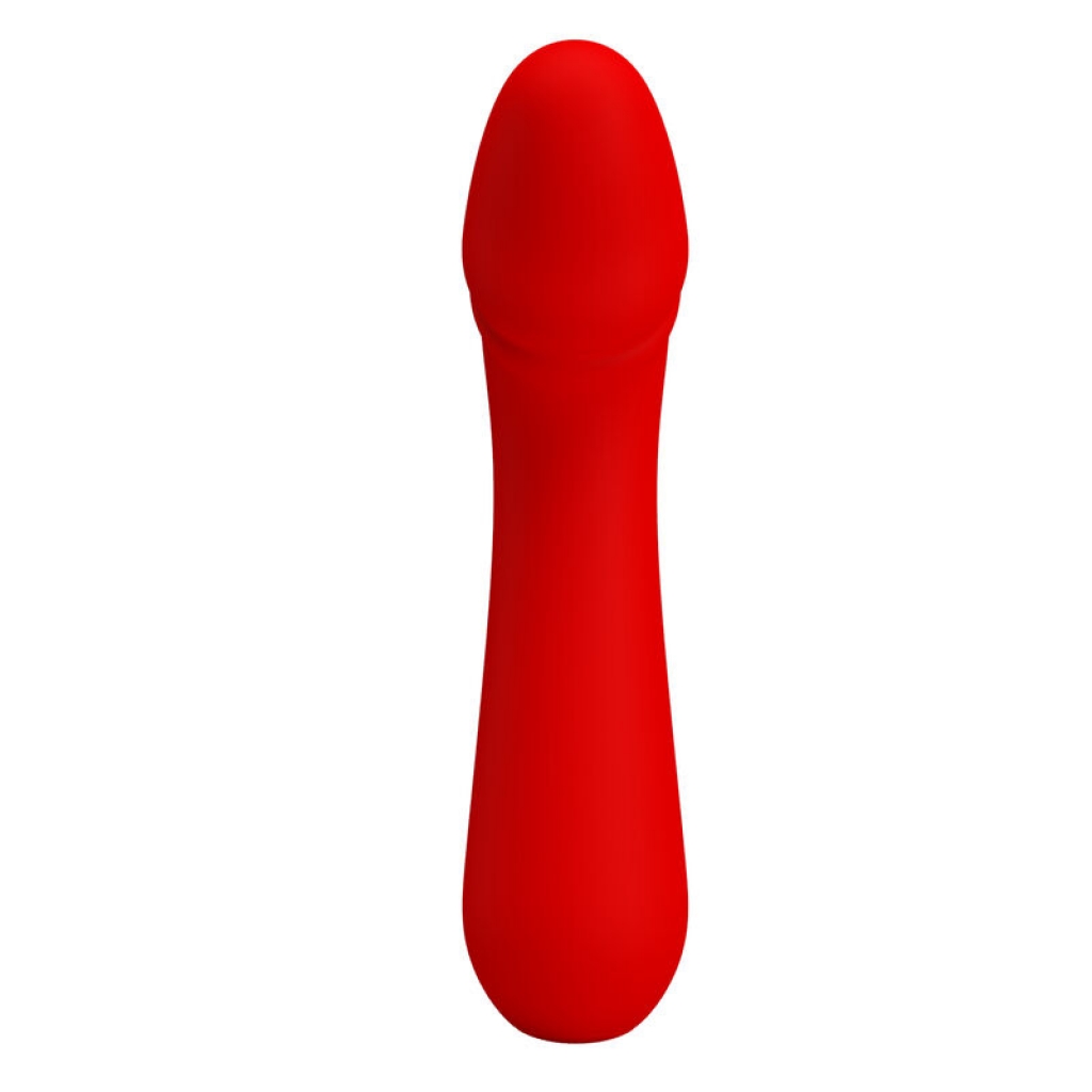 Vibrador Recargable Pretty Love Cetus Color Rojo