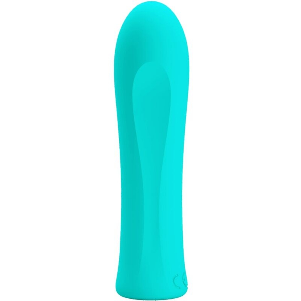 Vibrador Super Power Pretty Love Alfreda Color Verde Agua