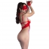 Chilirose CR 4488 Body de Encaje Rojo S/M