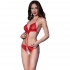 Body Crotchless Chilirose Cr 4410 Rojo S/M