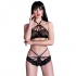 Conjunto Sujetador y Panties Chilirose CR 4428 Negro S/M