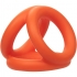 Anillo Triple Alpha Silicona Naranja