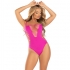 Body Tanga Racerback Fucsia de Leg Avenue