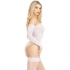 Leg Avenue Body Hombros Descubiertos Blanco