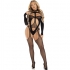 Leg Avenue Bodystocking Rejilla - Coquetería y Estilo