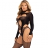 Leg Avenue Bodystocking Rejilla - Coquetería y Estilo