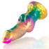 Iris - Dildo Con Testículos Arcoíris De Placer