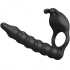 Blackney Anillo Pene con Plug Vibrador Negro