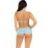 Leg Avenue Set Tres Piezas Diamantes Azul M/L