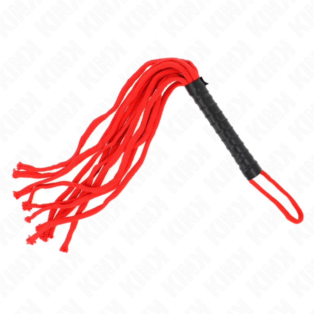 Látigo de Cuerda Rojo 56 cm