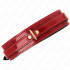 Collar Ajustable Rojo Vino Detalles Dorados 29-42.5 Cm X 4 Cm