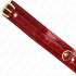 Collar Ajustable Rojo Vino Detalles Dorados 29-42.5 Cm X 4 Cm