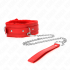 Collar con Correa Ajustable 65 cm en Rojo