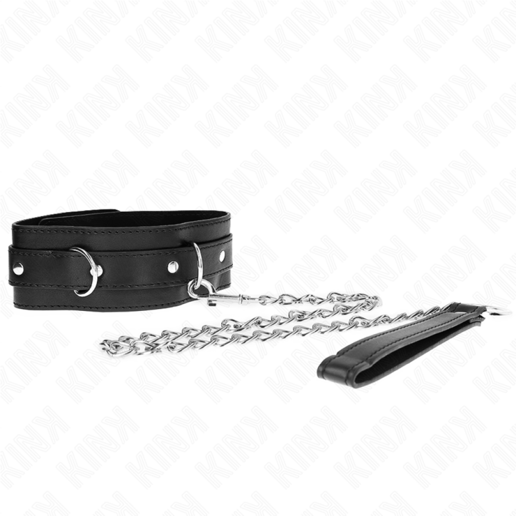 Collar con Correa Kink - Negro Ajustable