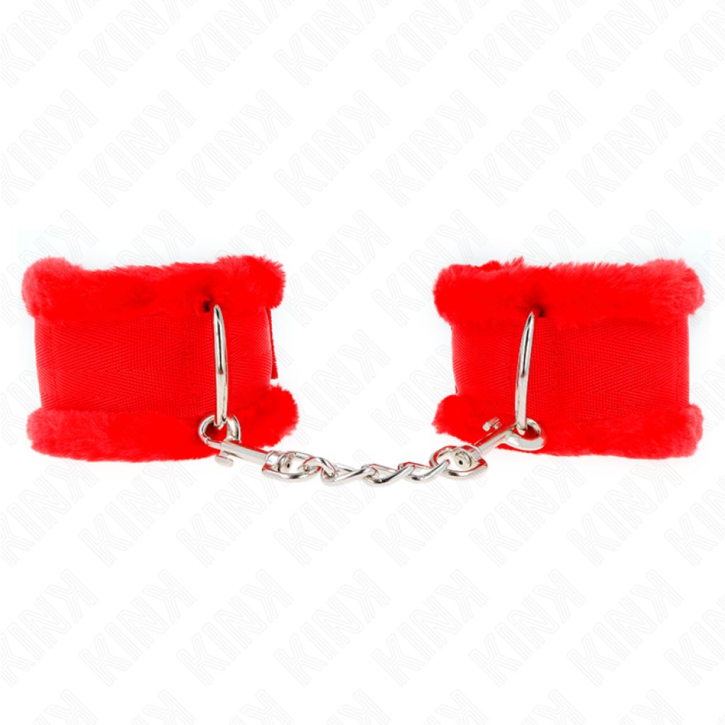 Kink - Muñequeras Forradas Rojo Ajustable 17-31 cm x 7 cm