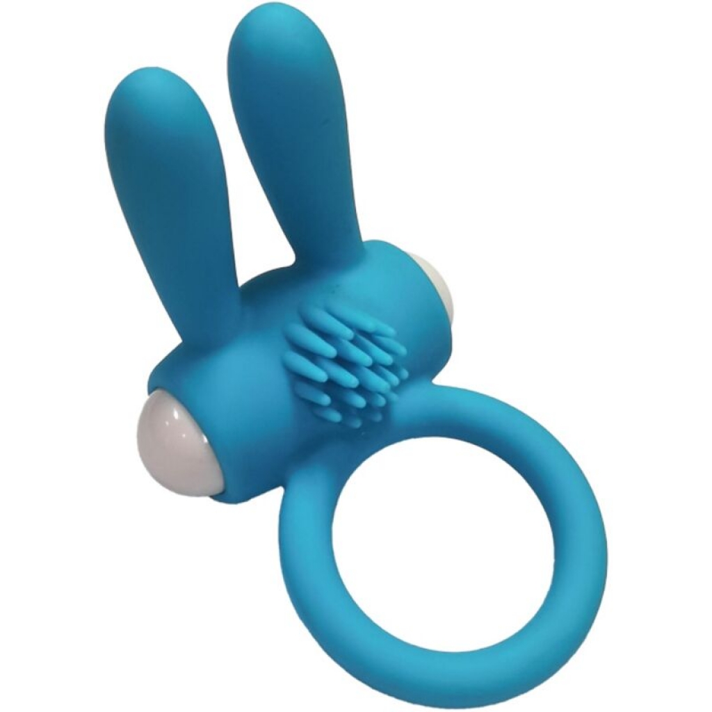 Anillo Vibrador de Silicona Rosa - Armony Mr Bunny