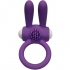 Anillo Vibrador de Silicona Morado Armony