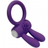 Anillo Vibrador de Silicona Morado Armony