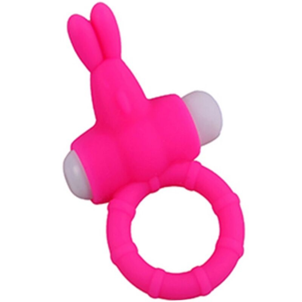 Anillo Vibrador de Silicona Rosa - Armony Ms Bunny