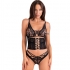 Livco Corsetti Fashion Cinex Atlantin Set Tres Piezas Negro S/M