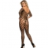 Subblime - Bodystocking de Rejilla Hombros Descubiertos Negro Talla Única