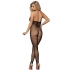 Subblime - Bodystocking Largo de Rejilla Tirantes en Pecho y Espalda