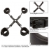 Nocturnal - Conector Hog Tie de Cuero Ajustable Negro