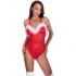 Body Navideño Crotchless de Livco Corsetti - Santas Lace Lady Talla S/M