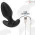 Plug Anal JOEY - 10 Vibraciones Negro Control Remoto